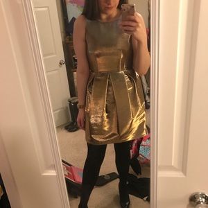 LAST CHANCE: Sparkle all night! Gold dress!